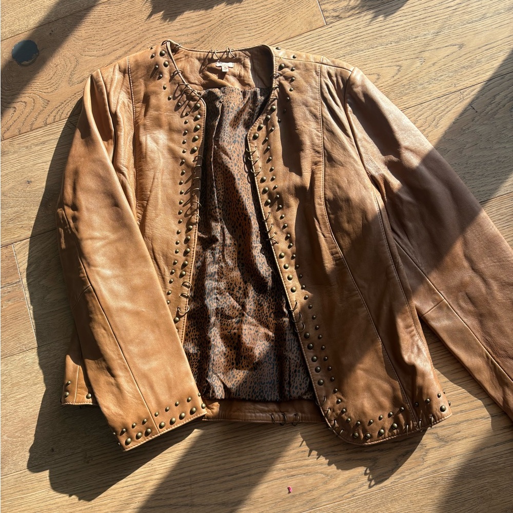 Reba 100% genuine leather jacket.